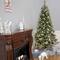 7.5ft. Pre-Lit Frosted Conconully Pine Artificial Christmas Tree, Warm White LED Lights